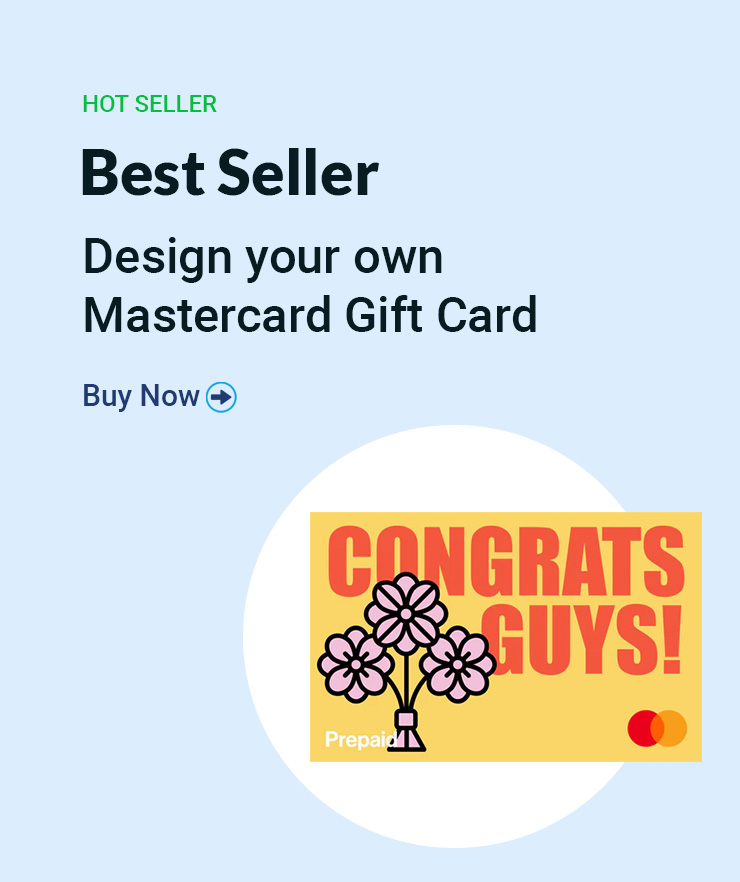 Design your own Mastercard gift card Gift Card List